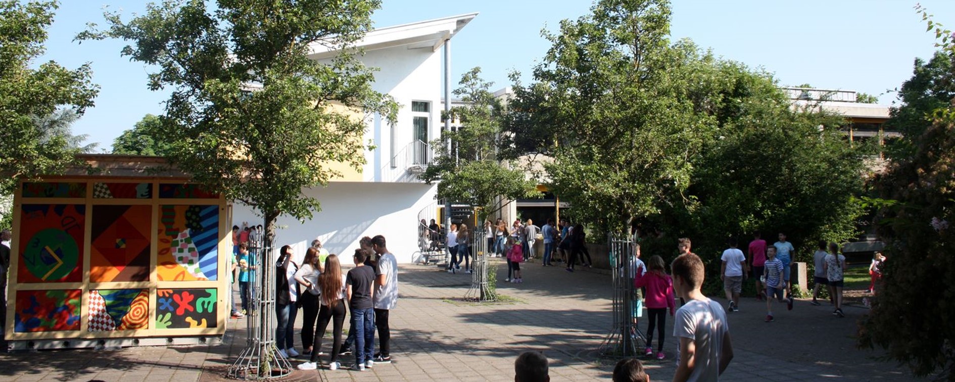 Schulhof der Theodor-Heuss-Realschule