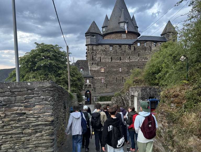 Die Klasse 7c im Mittelrheintal
